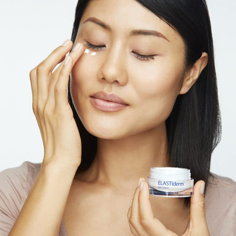 elastiderm eye cream application