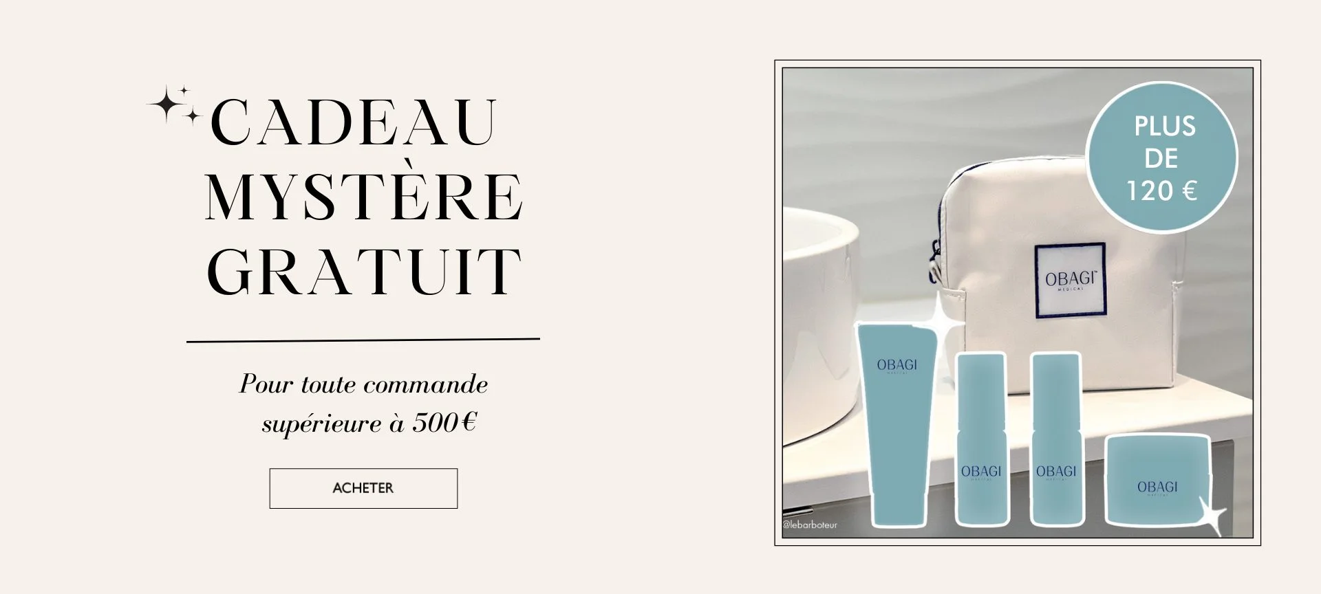 free gift when you spend €500 at pure obagi