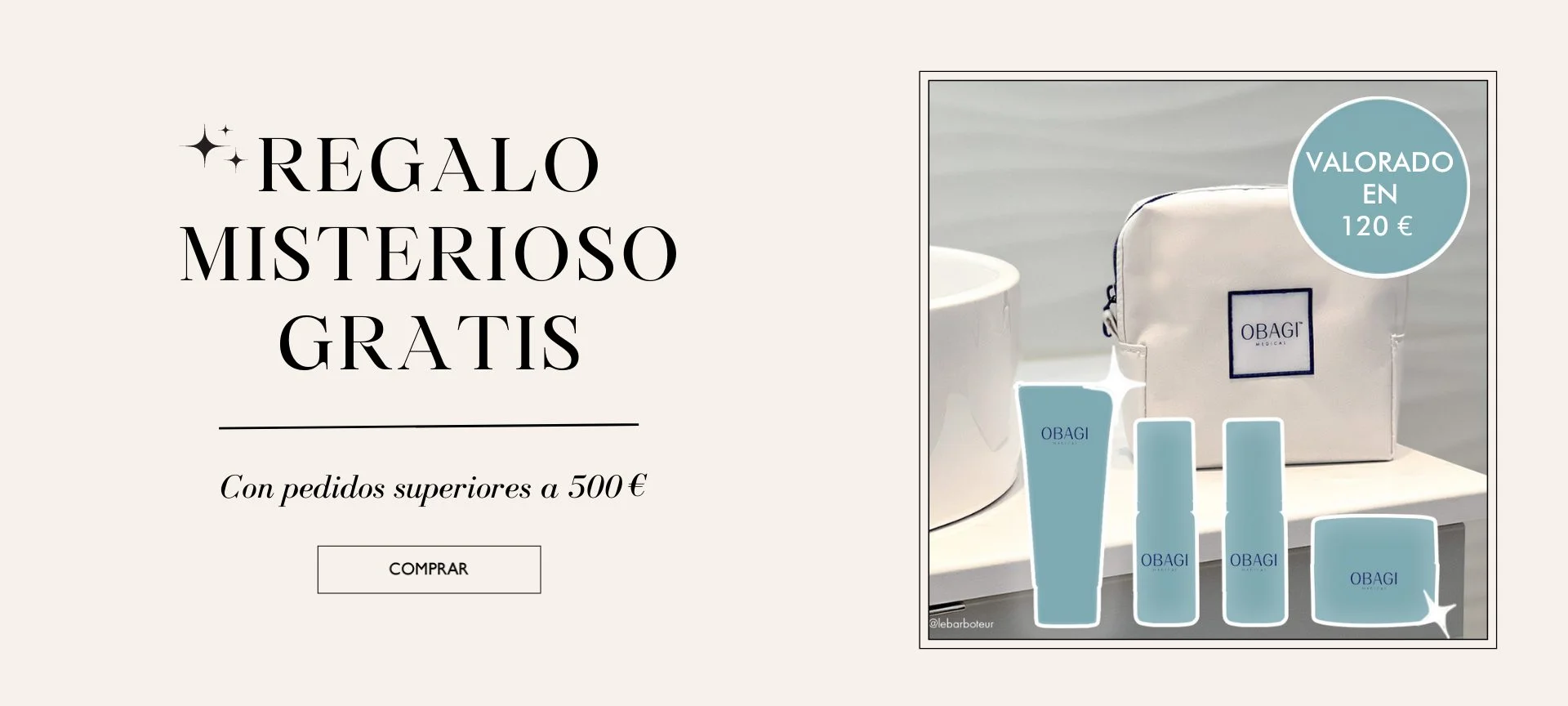 Free gift when you spend €500 at pure obagi